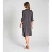 DRAPPED SILK KAFTAN TCN