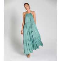 TCN SILK HALTER DRESS 