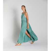 SILK HALTER DRESS TCN