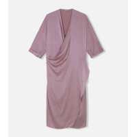 DRAPPED SILK KAFTAN TCN