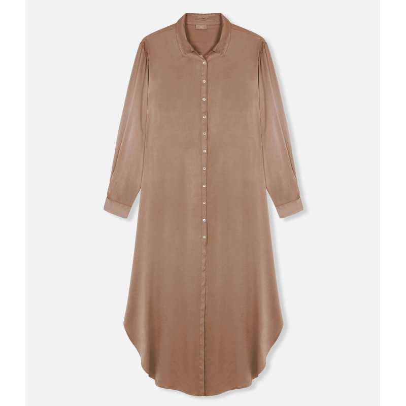 CAMISERO SILK DRESS