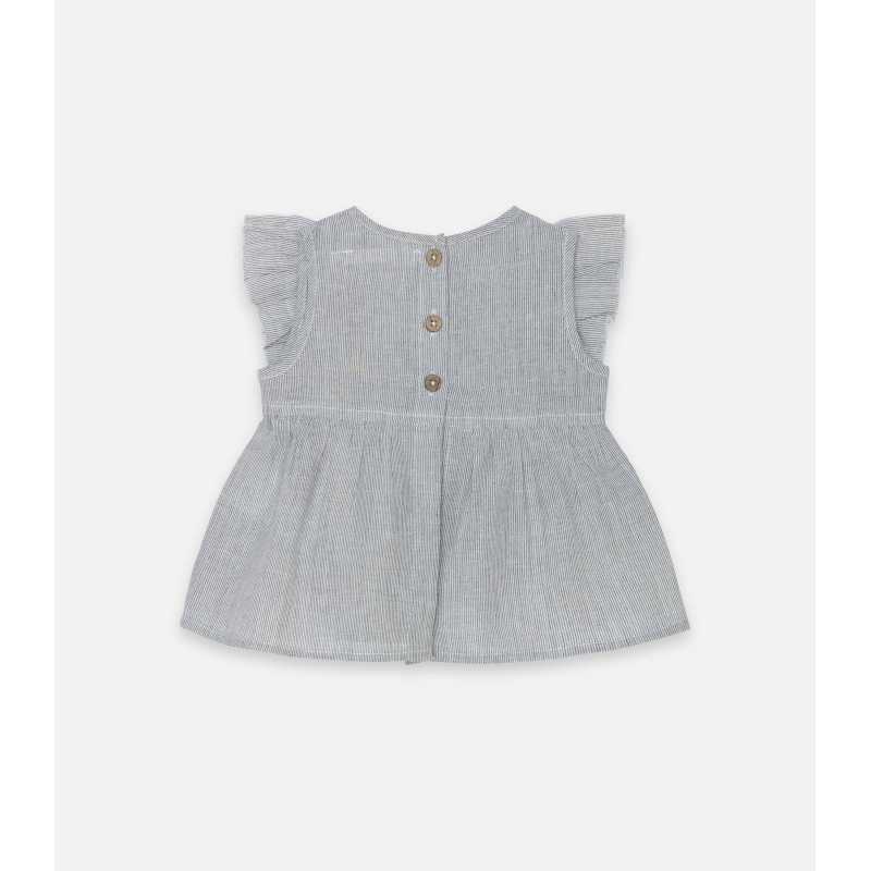 BLUSA BELL GRIGIO MICRO