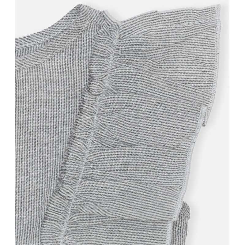 BLUSA BELL GRIGIO MICRO