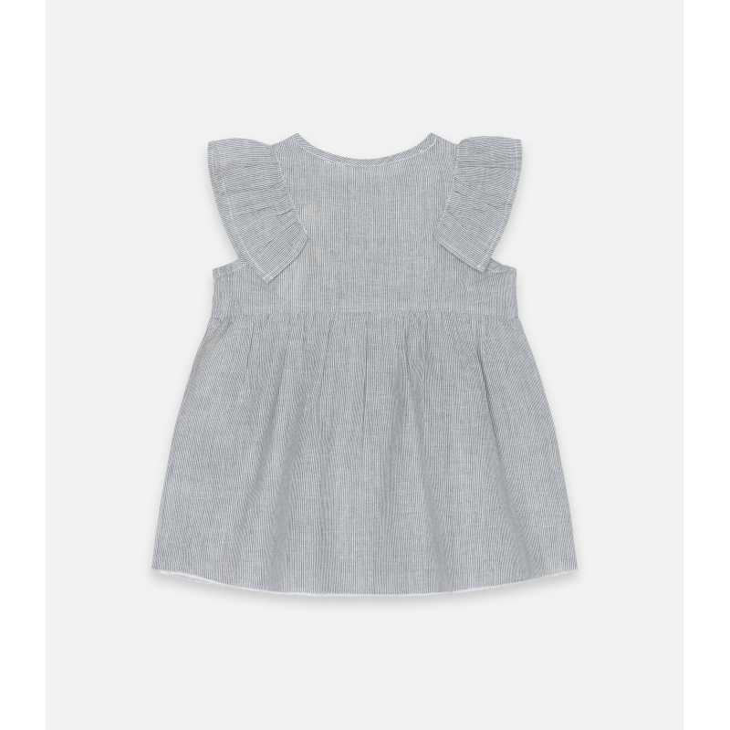 VESTIDO SIN MANGAS JULIET GRIGIO MICRO