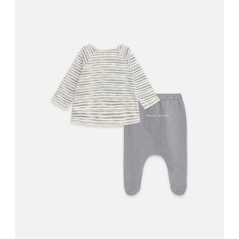 CONJUNTO WAVE GRIGIO STRIPE