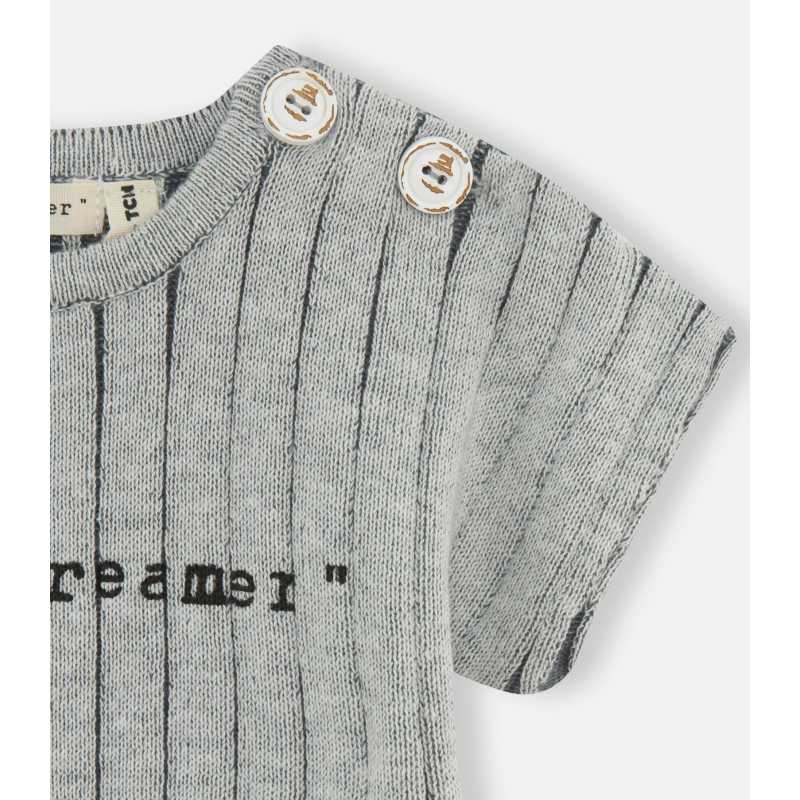 JERSEY MANGA CORTA LUX NATA STRIPE