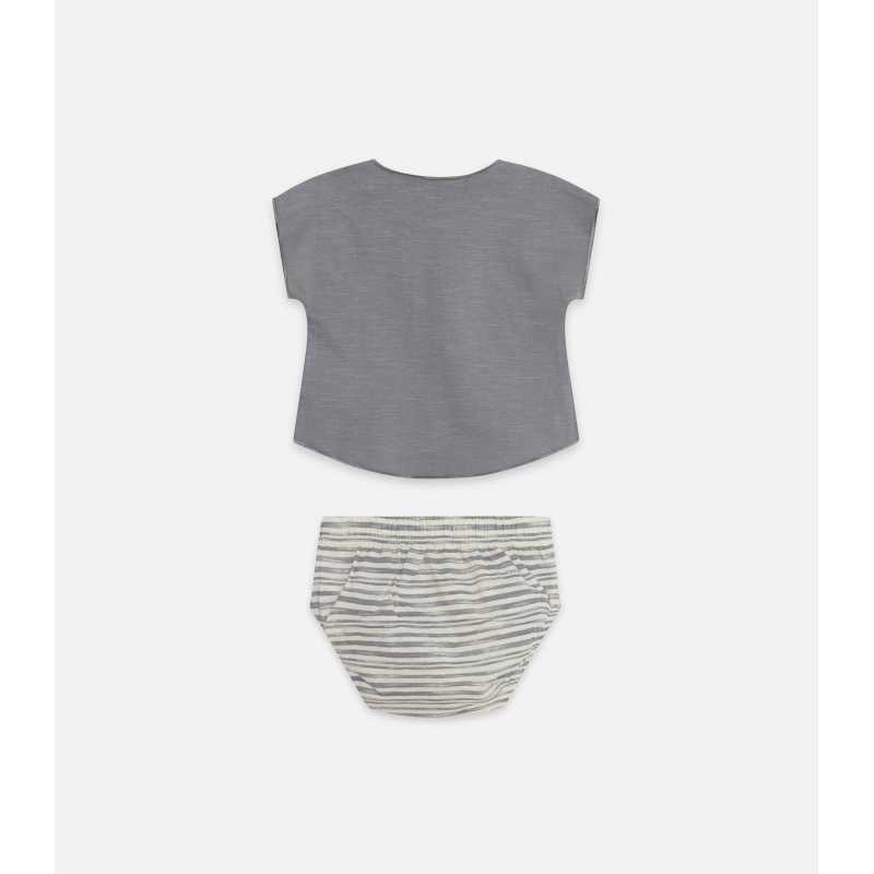 CONJUNTO MOSQUITO GRIGIO STRIPE