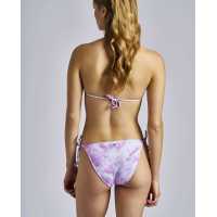 Bikini cortina con tintura tye dye color lavanda