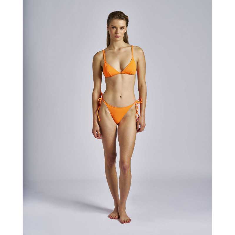 Bikini triángulo neon color naranja