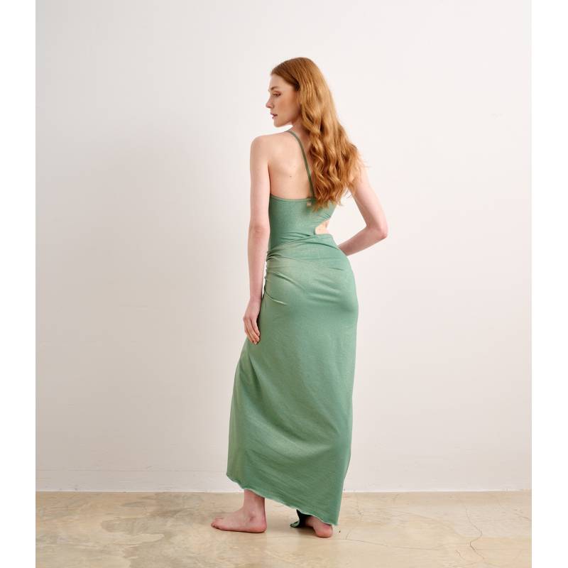 Bañador Asimétrico AINA Lurex Lila | TCN BCN