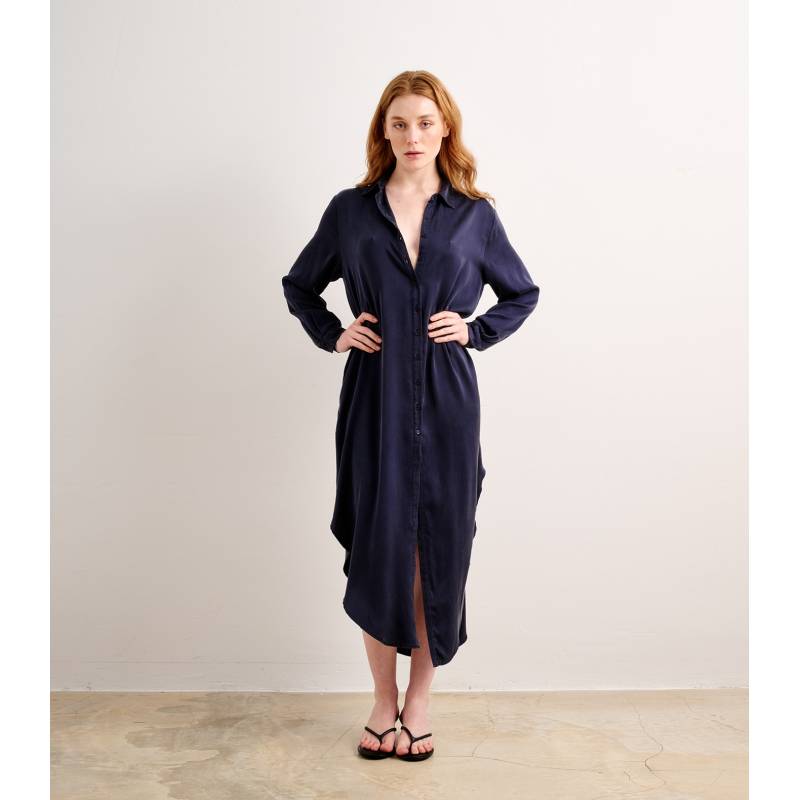 Seda Vestido Camisero