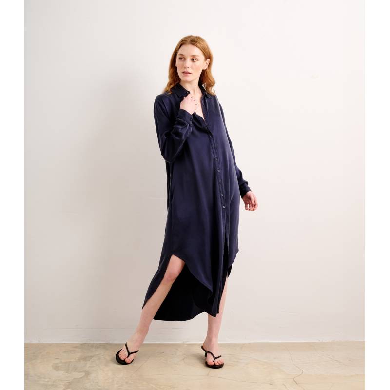 Seda Vestido Camisero