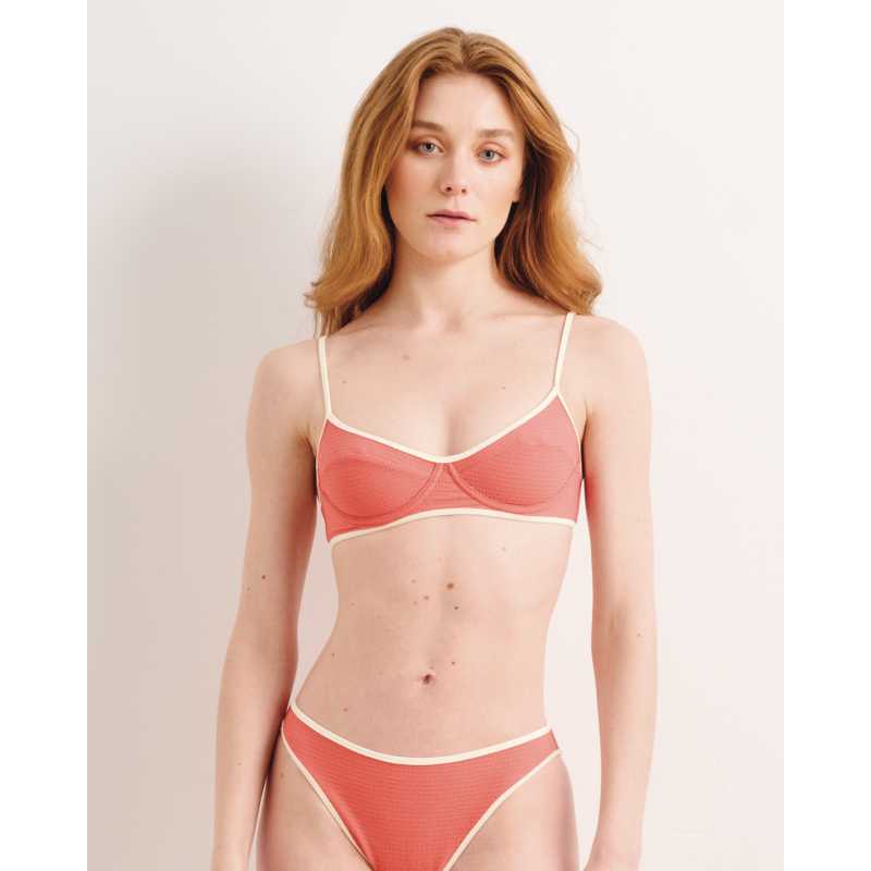 Bikini CARMELLE Top Bralette y Braguita Alta | TCN BCN Bikini CARMELLE Top Bralette y Braguita Alta | TCN BCN