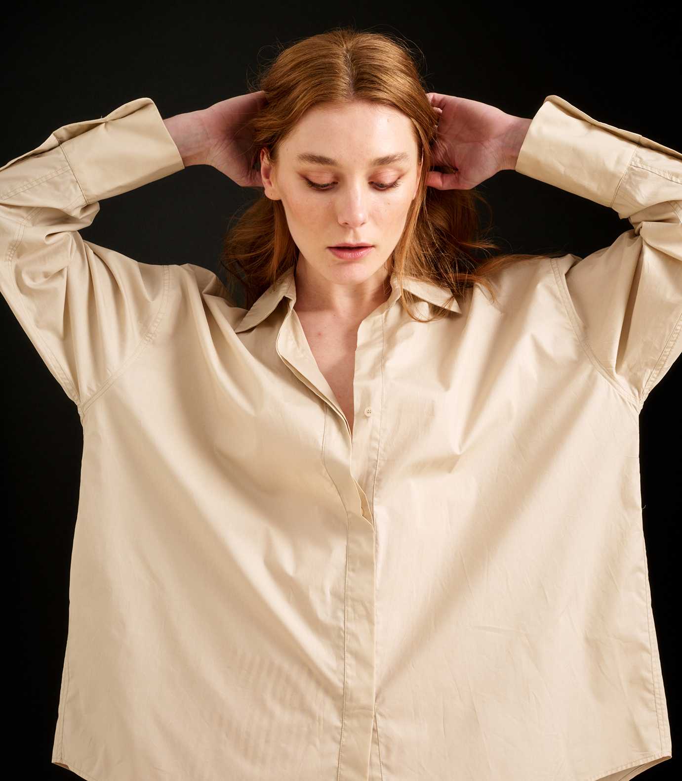 Beige Sabrina shirt