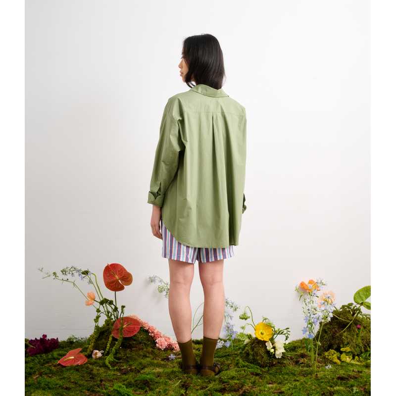 Green Sabrina shirt