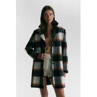 Plaid Cedro coat - TCN BCN | Designed for winter