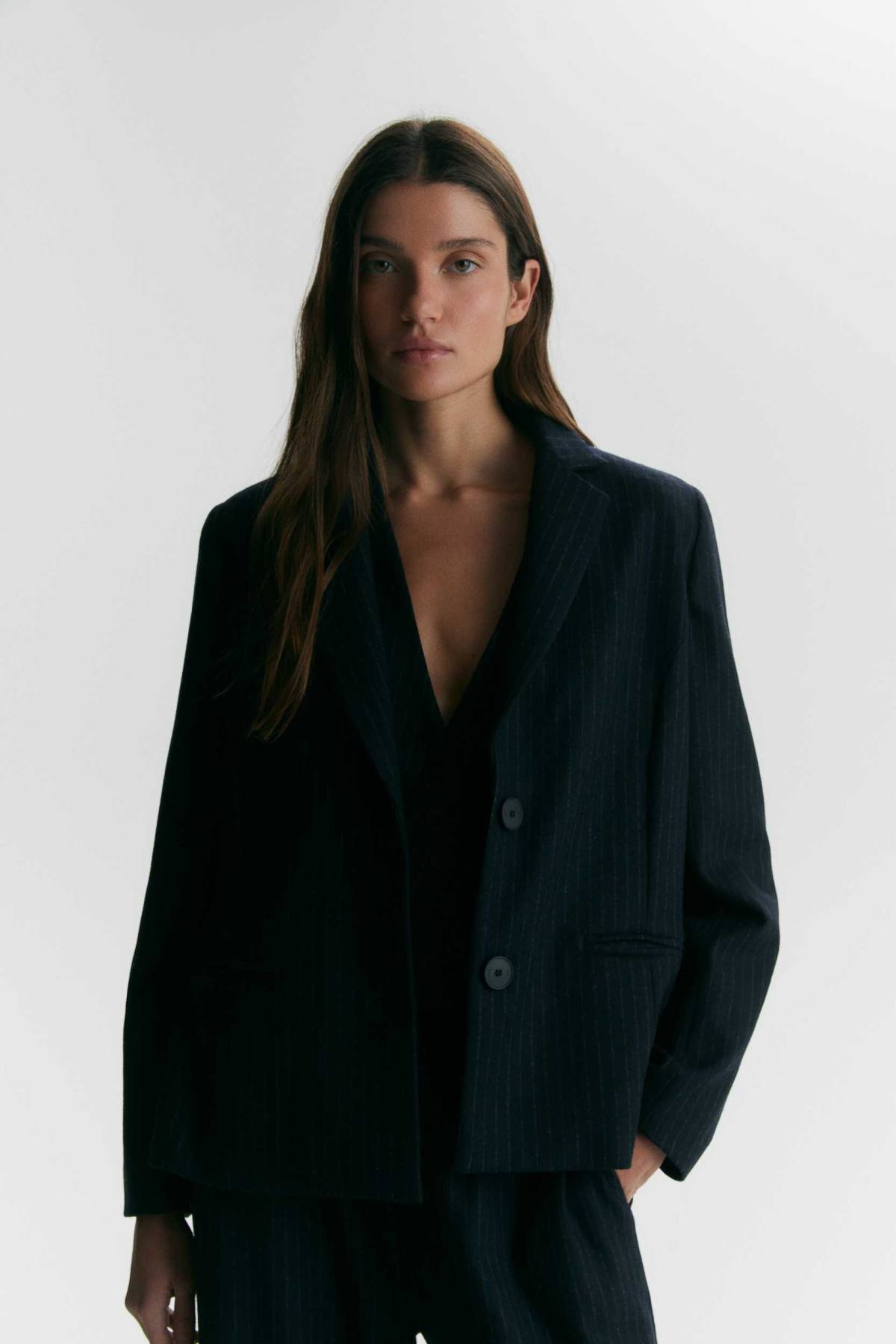 Diplomatic stripe Vaguada blazer - TCN BCN | Designed for winter 