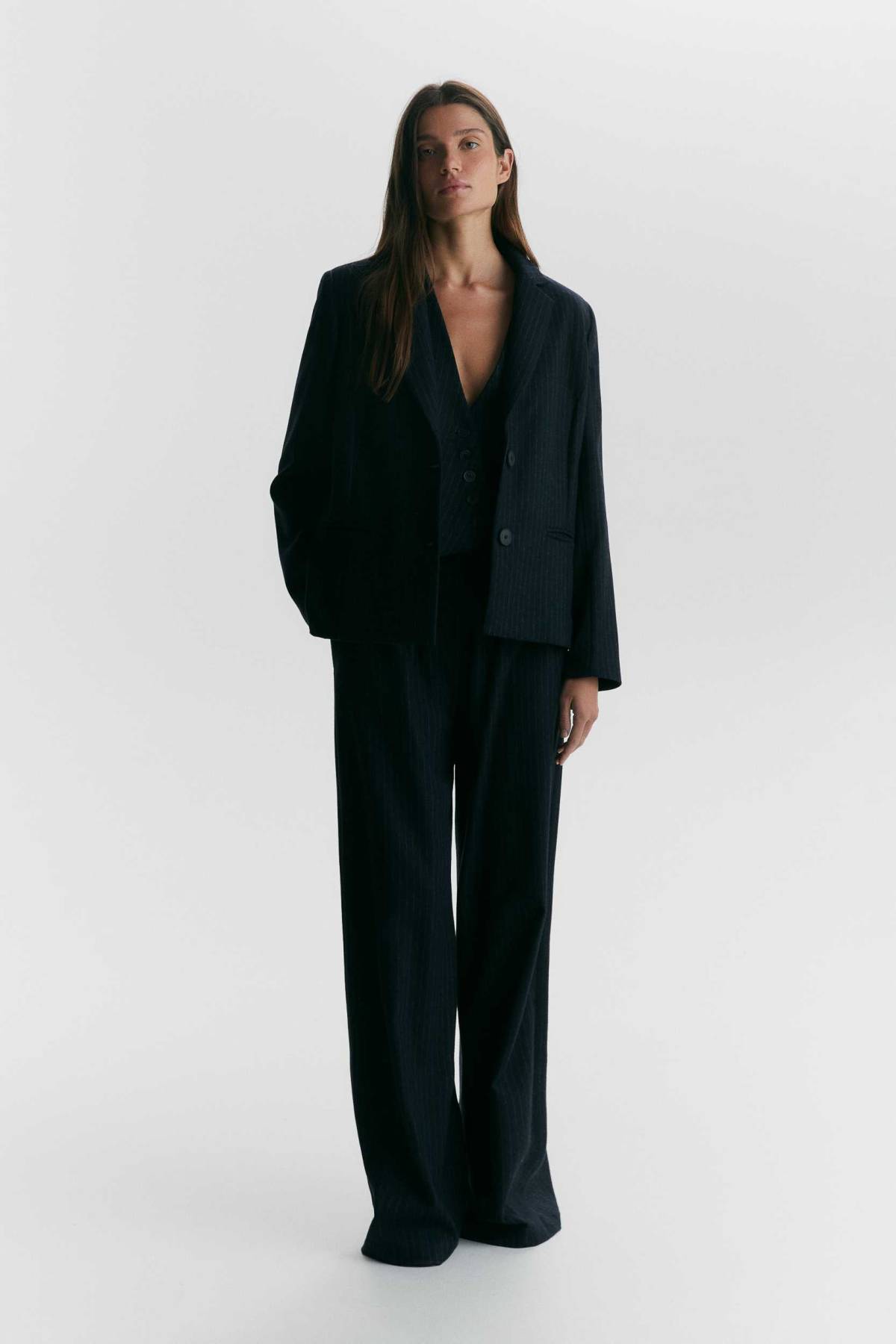 Diplomatic stripe Vaguada blazer - TCN BCN | Designed for winter 