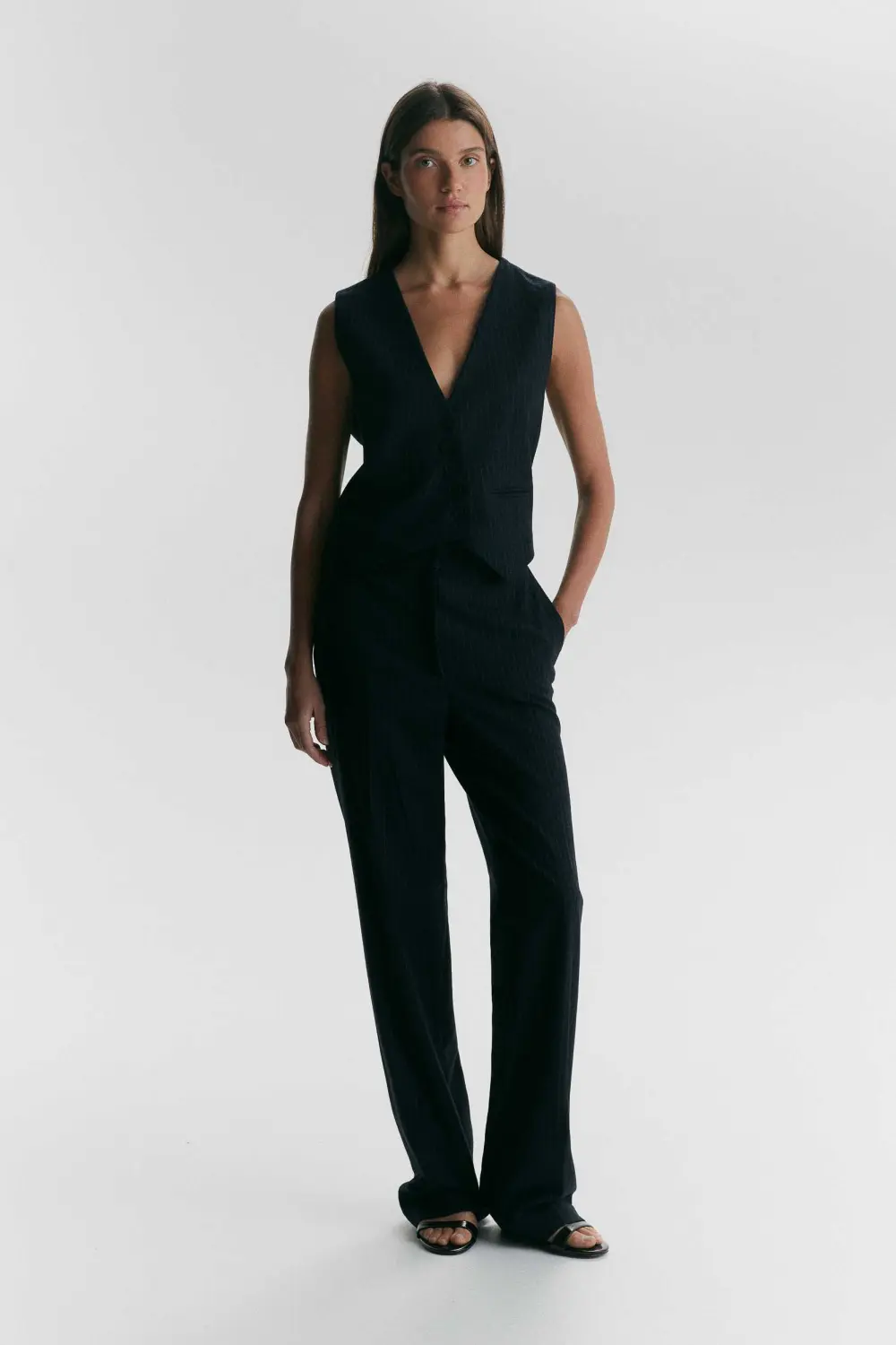 Diplomatic stripe Orvallo wool pants - TCN BCN | Designed for winter