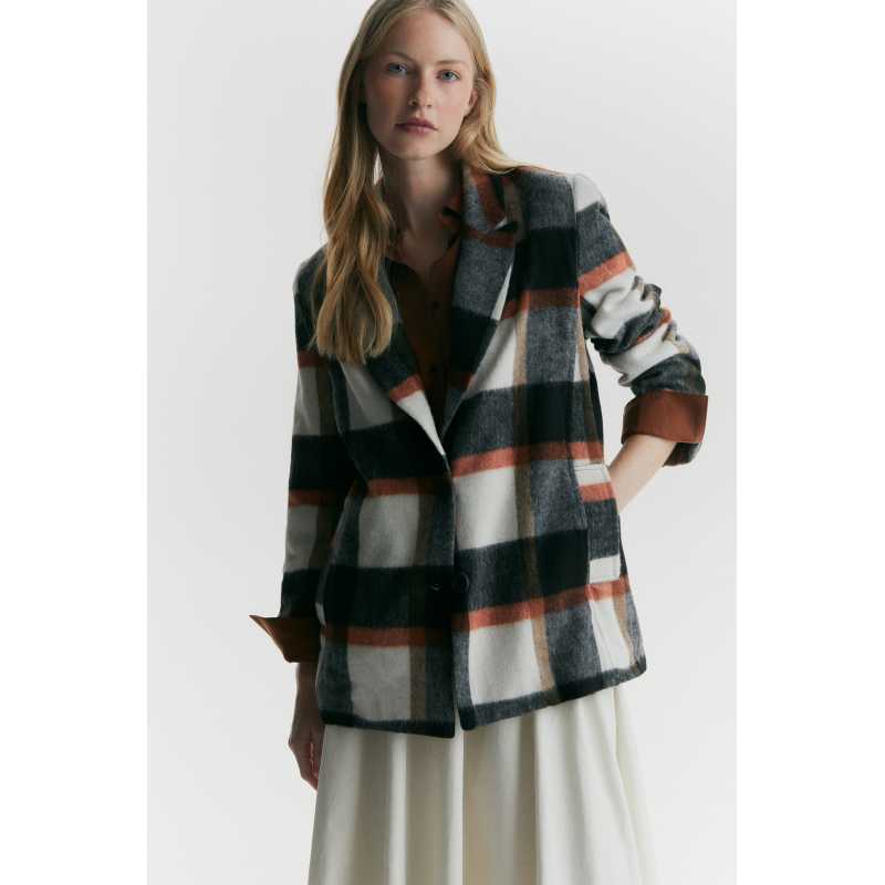 Plaid Serbal Coat - TCN BCN | Designed for winter