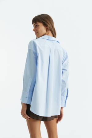 Blue Sabrina shirt