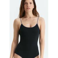 Maillot Compact Canalé Negro