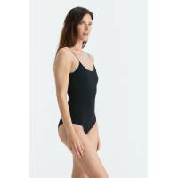 Maillot Compact Canalé Negro