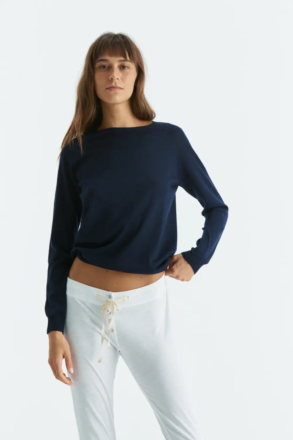 Blue Pullover Merino