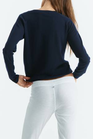 Blue Pullover Merino