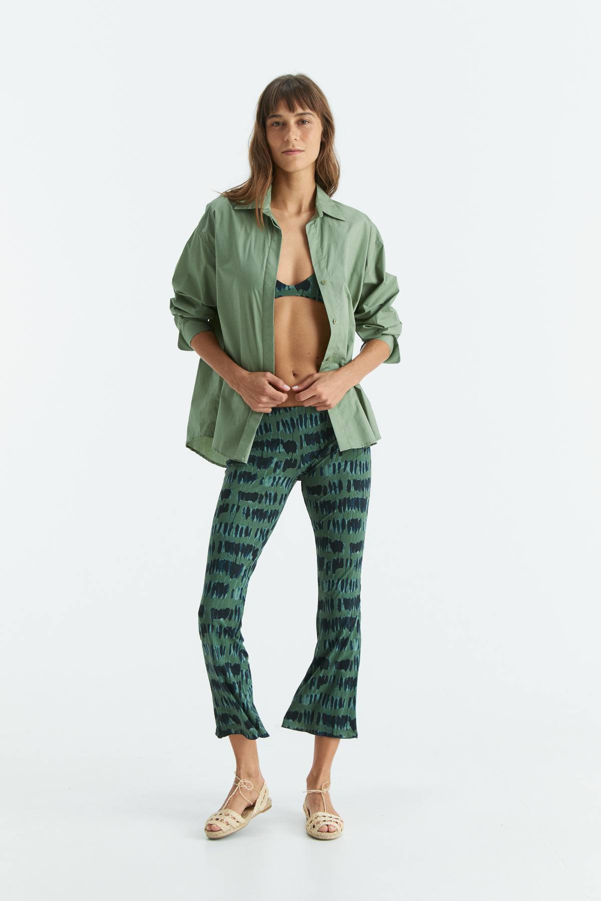 Bikini Luz | Top triángulo y braguita de lazo – TCN BCN