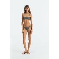 Bikini Compact Bandeau Canalé Lurex