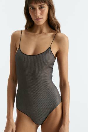 Canalé Lurex Compact Maillot