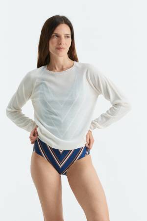 Ecru Pullover Merino