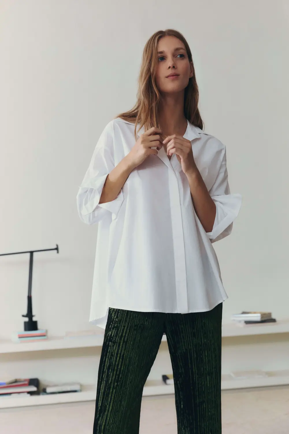 Camisa SABRINA Blanca | TCN BCN