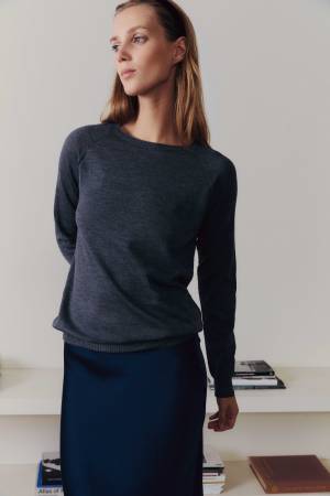 Antracita Pullover Merino