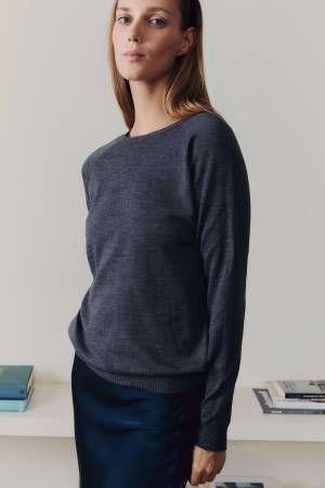 Antracita Pullover Merino