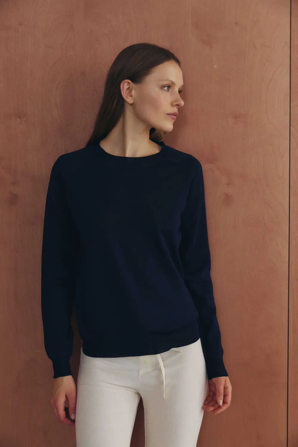 Blue Pullover Merino