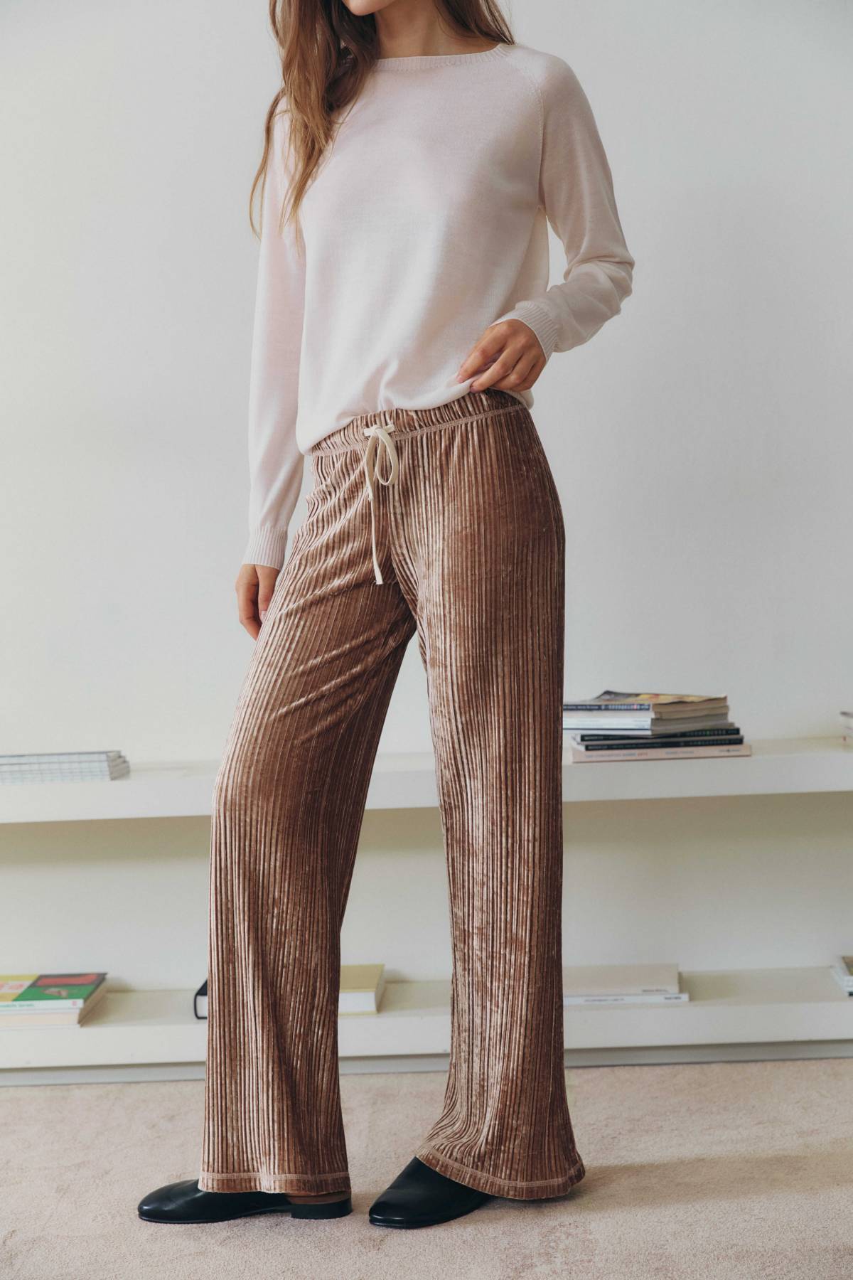 Pink Velvet Trousers