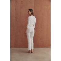 Ecru Merino Wool Pyjamas