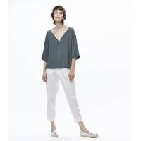 TCN Crepe Marroquine Blouse 