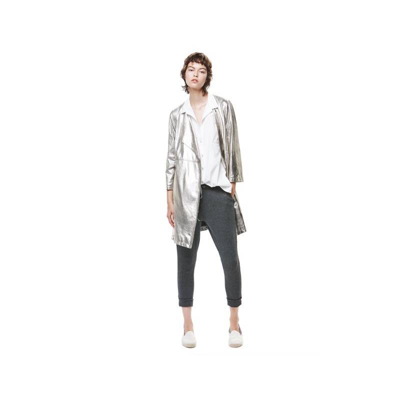 Ante Silver Long Jacket