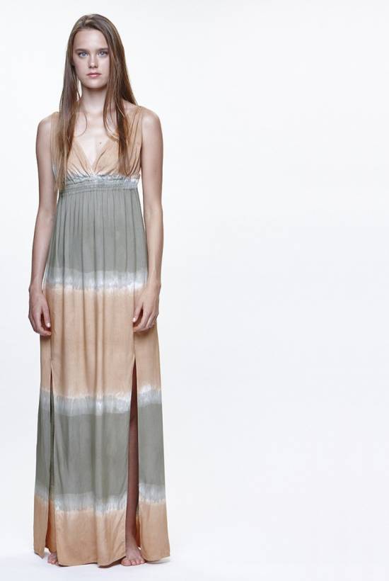 Viscosa Bicolor V17 Long Dress