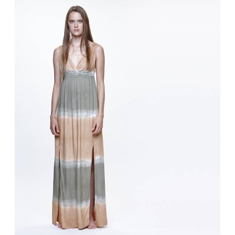 Viscosa Bicolor V17 Long Dress