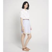 Blue Skirt with Belt TCN