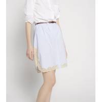 Blue Skirt with Belt TCN