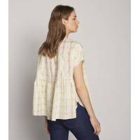 Gold Plaid Blouse TCN