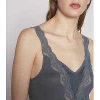Silk Ribbed Top TCN