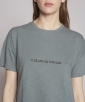 Slub Knit Printed T-shirt TCN