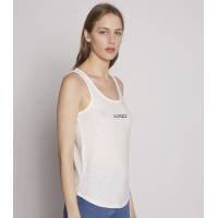 Slub Knit Printed Sleeveless T-shirt TCN