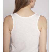 Slub Knit Printed Sleeveless T-shirt TCN